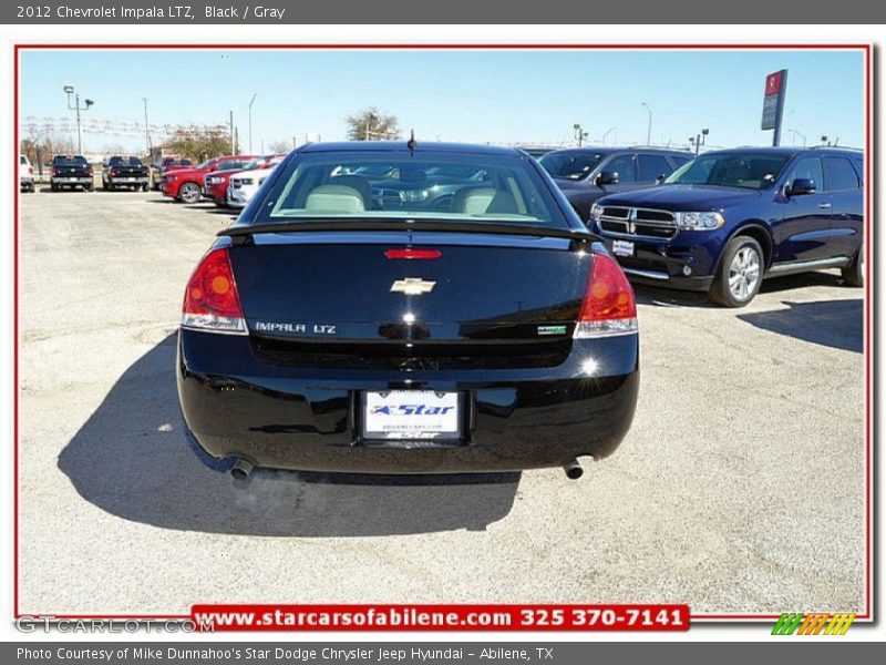Black / Gray 2012 Chevrolet Impala LTZ