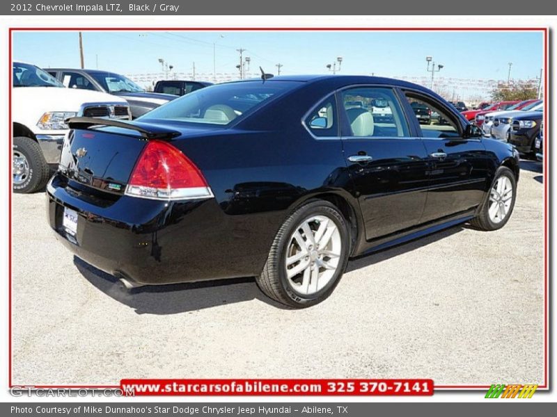 Black / Gray 2012 Chevrolet Impala LTZ