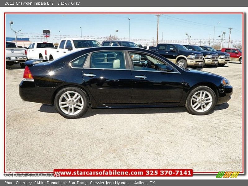 Black / Gray 2012 Chevrolet Impala LTZ