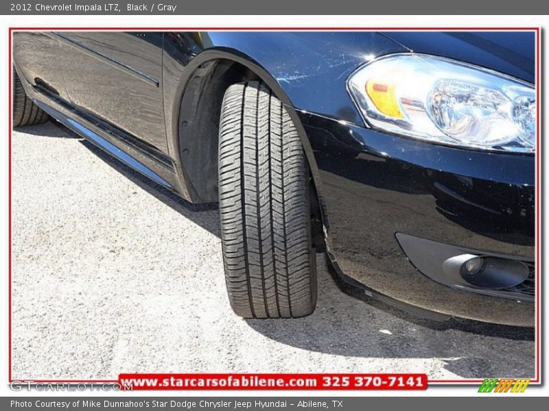 Black / Gray 2012 Chevrolet Impala LTZ