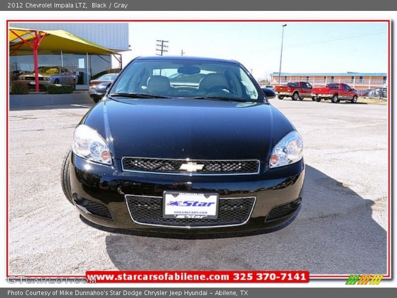 Black / Gray 2012 Chevrolet Impala LTZ