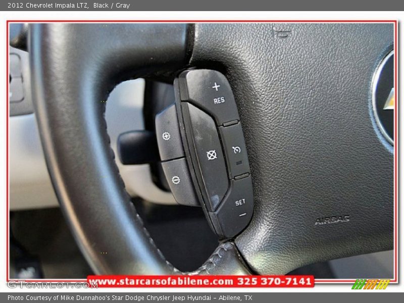 Black / Gray 2012 Chevrolet Impala LTZ