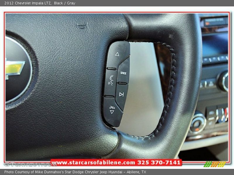 Black / Gray 2012 Chevrolet Impala LTZ