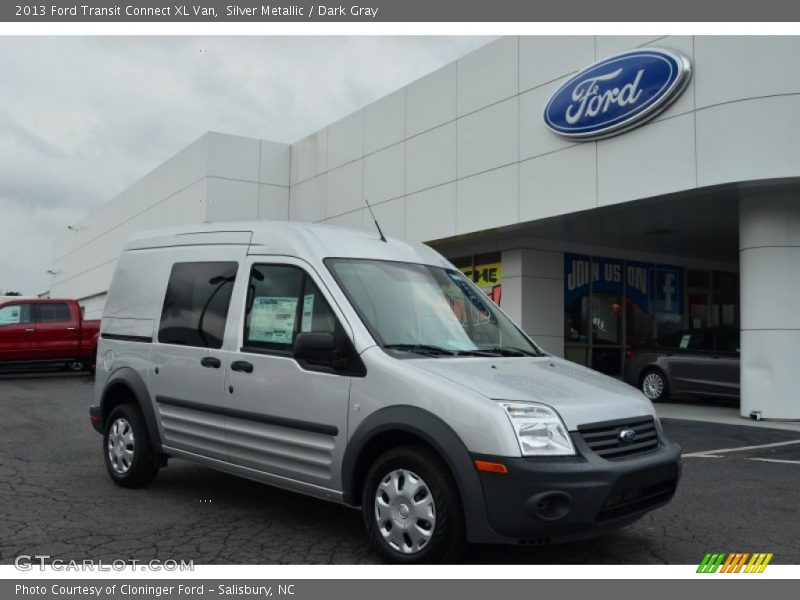 Silver Metallic / Dark Gray 2013 Ford Transit Connect XL Van