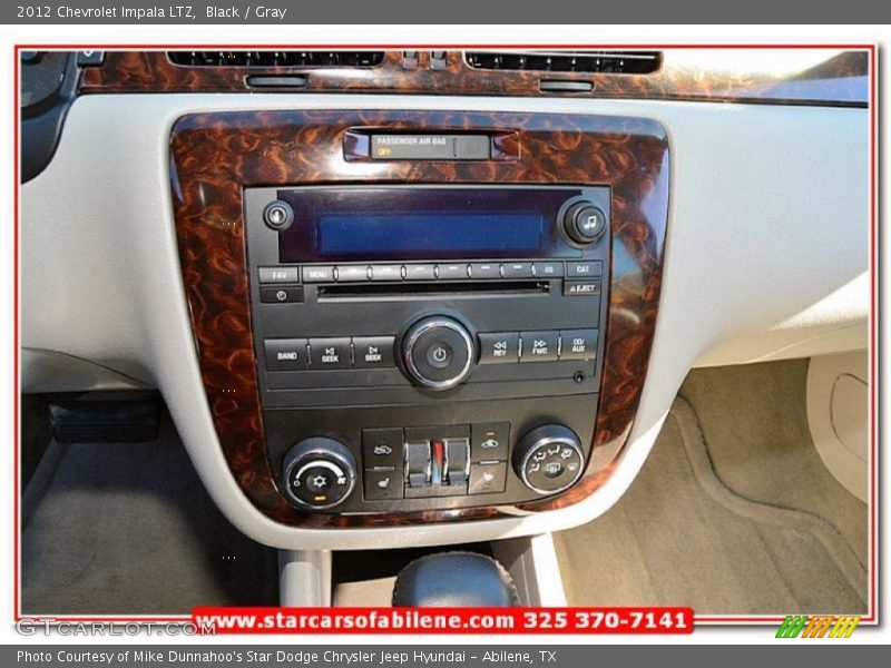 Black / Gray 2012 Chevrolet Impala LTZ