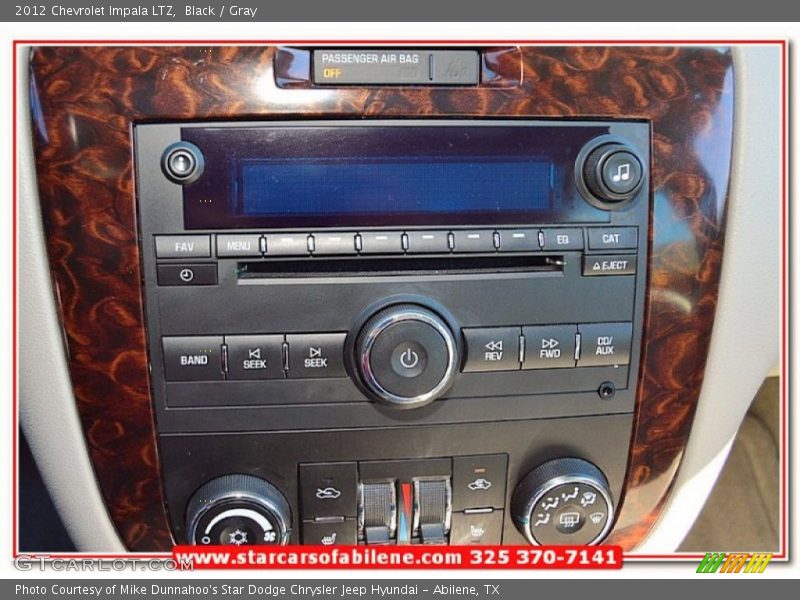 Black / Gray 2012 Chevrolet Impala LTZ