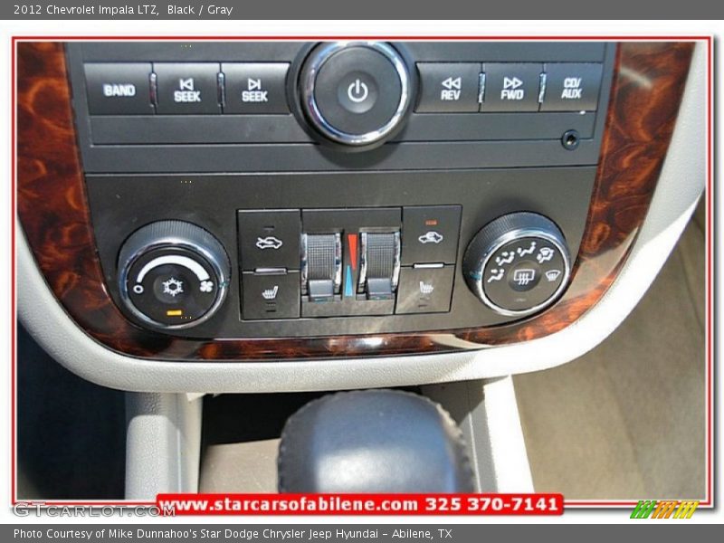 Black / Gray 2012 Chevrolet Impala LTZ