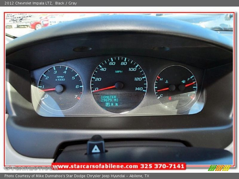 Black / Gray 2012 Chevrolet Impala LTZ