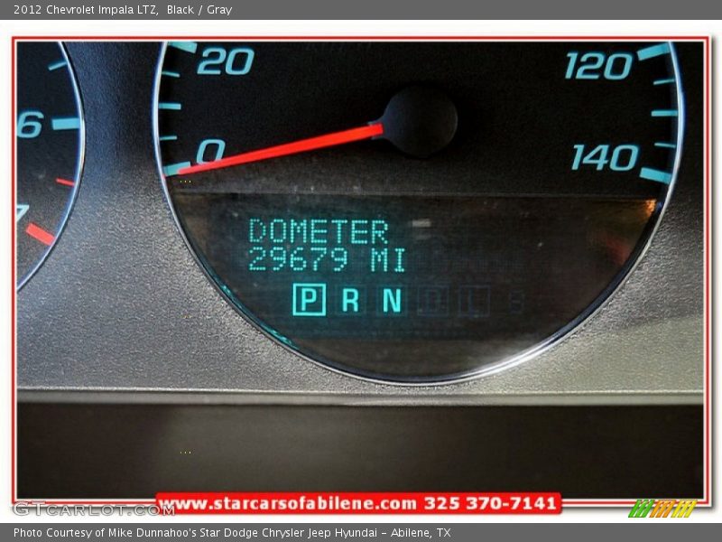 Black / Gray 2012 Chevrolet Impala LTZ