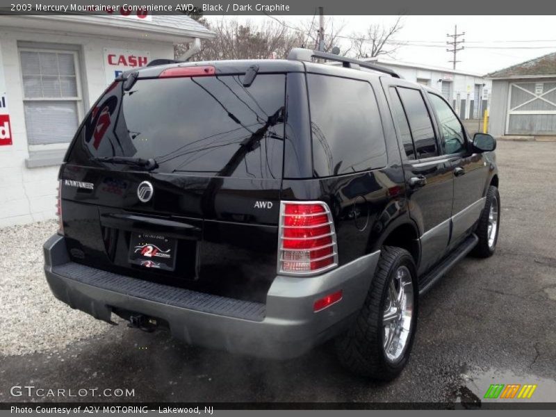 Black / Dark Graphite 2003 Mercury Mountaineer Convenience AWD