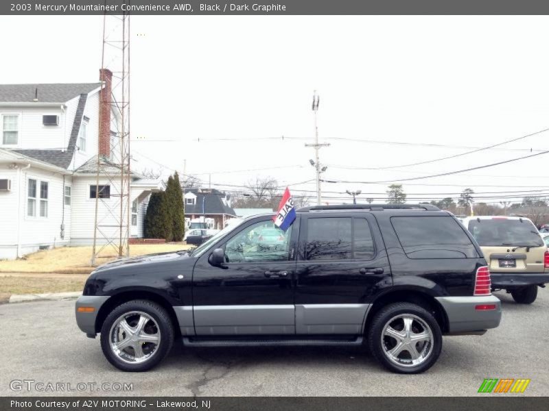 Black / Dark Graphite 2003 Mercury Mountaineer Convenience AWD