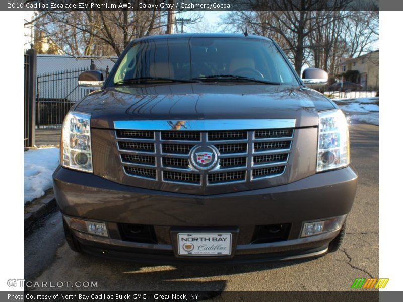 Galaxy Gray / Cashmere/Cocoa 2010 Cadillac Escalade ESV Premium AWD