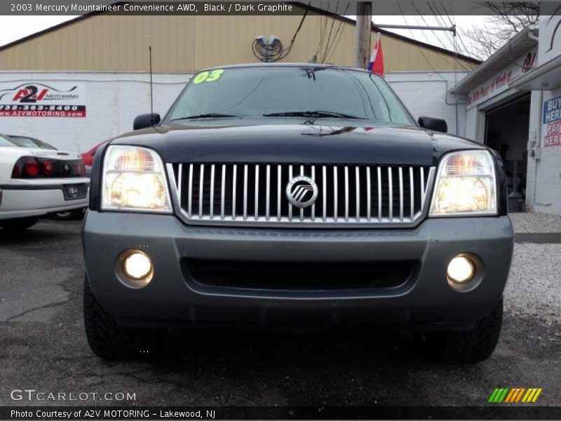 Black / Dark Graphite 2003 Mercury Mountaineer Convenience AWD
