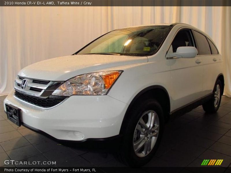 Taffeta White / Gray 2010 Honda CR-V EX-L AWD