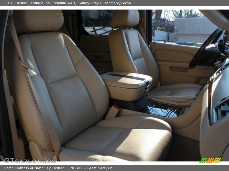 Galaxy Gray / Cashmere/Cocoa 2010 Cadillac Escalade ESV Premium AWD