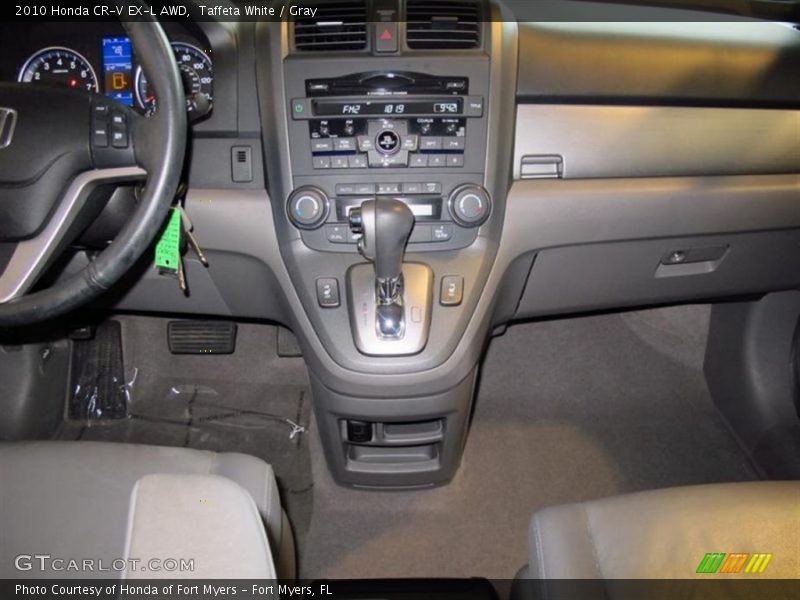 Taffeta White / Gray 2010 Honda CR-V EX-L AWD