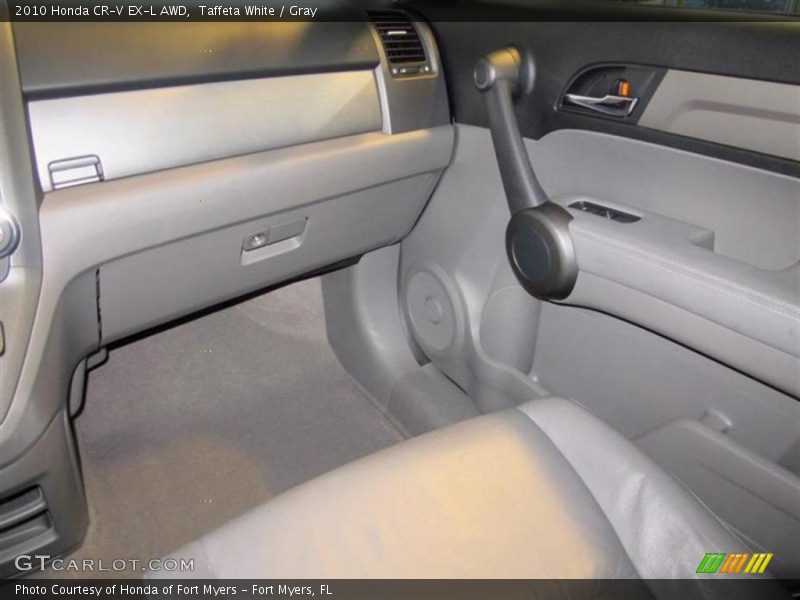 Taffeta White / Gray 2010 Honda CR-V EX-L AWD