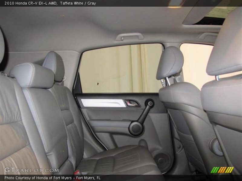 Taffeta White / Gray 2010 Honda CR-V EX-L AWD