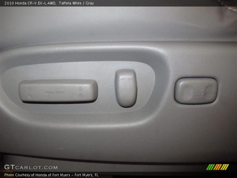 Taffeta White / Gray 2010 Honda CR-V EX-L AWD