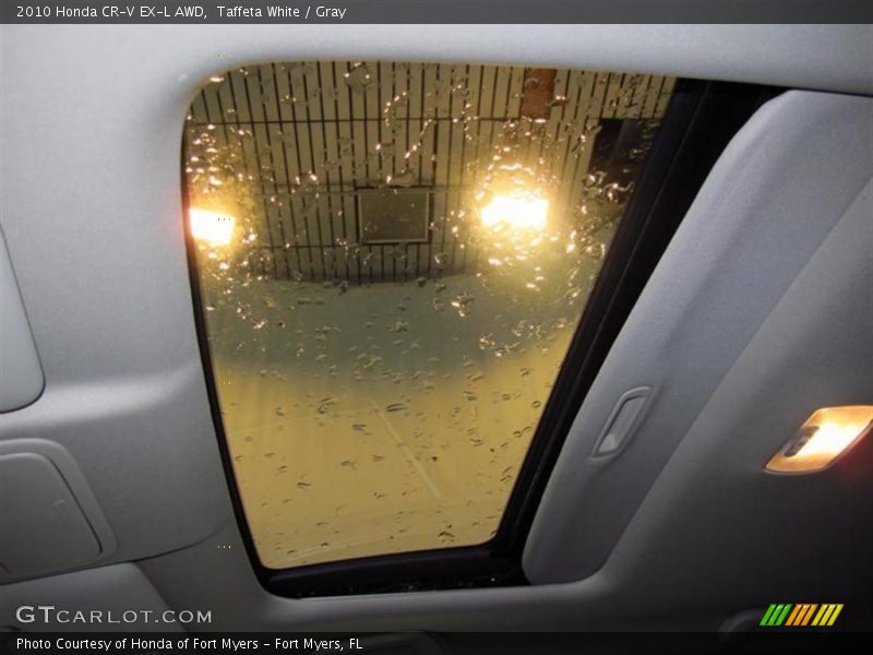Taffeta White / Gray 2010 Honda CR-V EX-L AWD