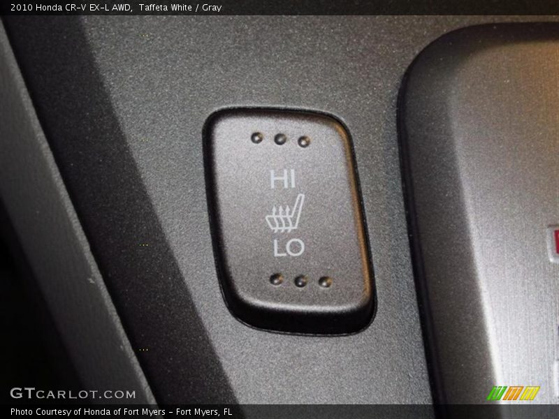 Taffeta White / Gray 2010 Honda CR-V EX-L AWD