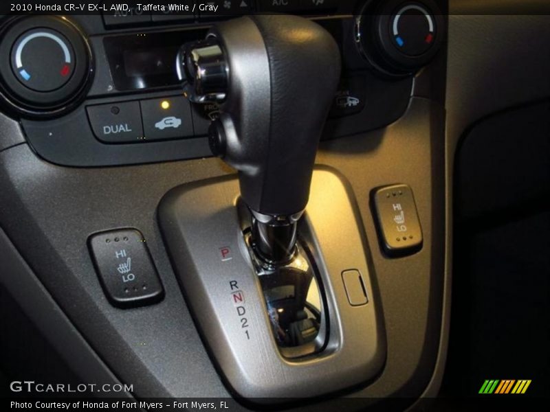 Taffeta White / Gray 2010 Honda CR-V EX-L AWD