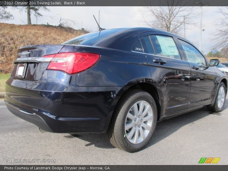 Black / Black 2012 Chrysler 200 Touring Sedan