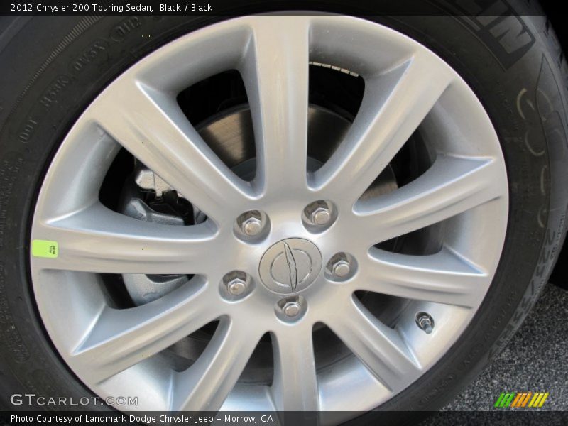 Black / Black 2012 Chrysler 200 Touring Sedan