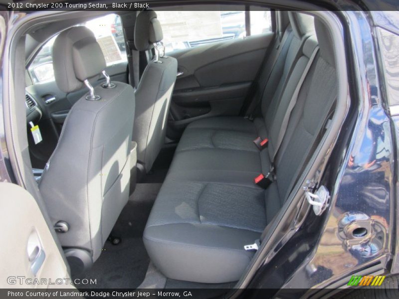 Black / Black 2012 Chrysler 200 Touring Sedan