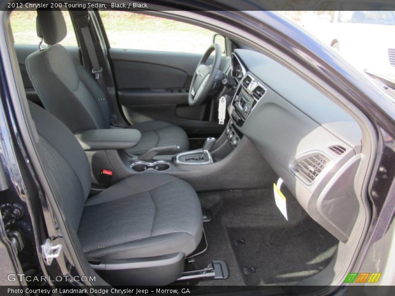 Black / Black 2012 Chrysler 200 Touring Sedan