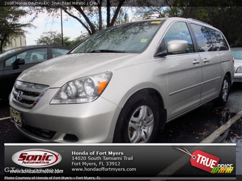 Silver Pearl Metallic / Gray 2006 Honda Odyssey EX