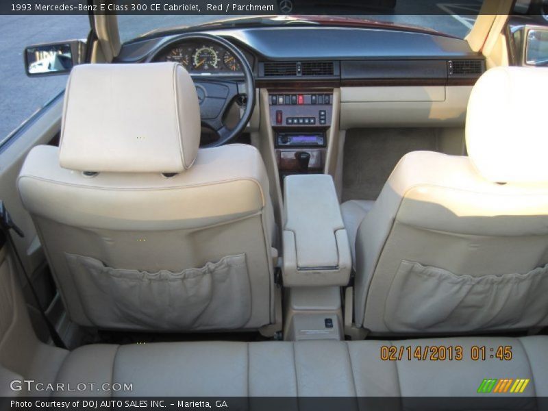 Red / Parchment 1993 Mercedes-Benz E Class 300 CE Cabriolet