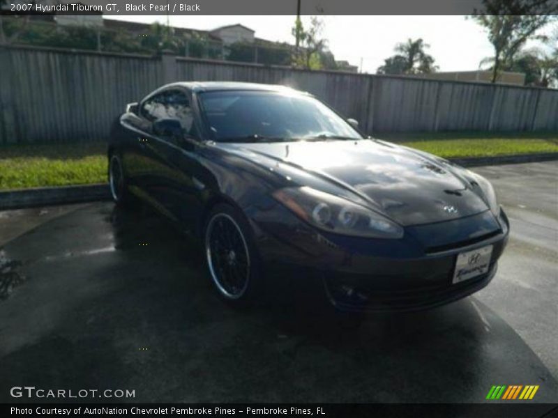 Black Pearl / Black 2007 Hyundai Tiburon GT
