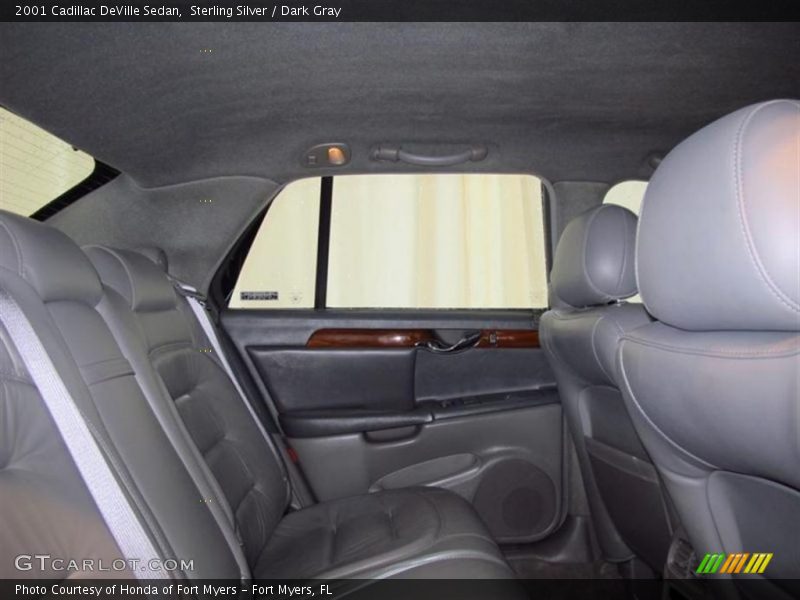 Sterling Silver / Dark Gray 2001 Cadillac DeVille Sedan