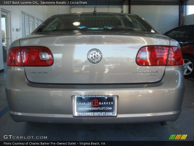 Sandstone Metallic / Cocoa/Shale 2007 Buick Lucerne CXL