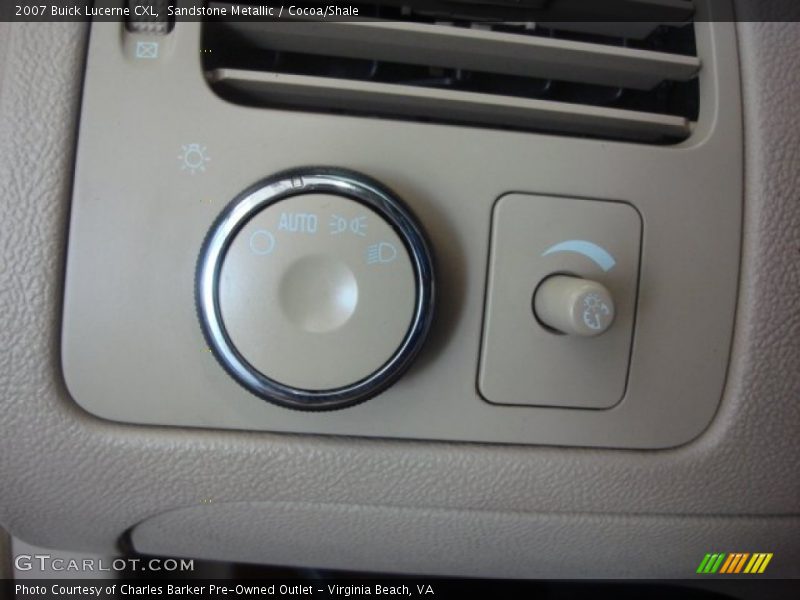 Sandstone Metallic / Cocoa/Shale 2007 Buick Lucerne CXL