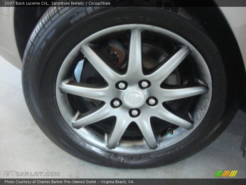 Sandstone Metallic / Cocoa/Shale 2007 Buick Lucerne CXL