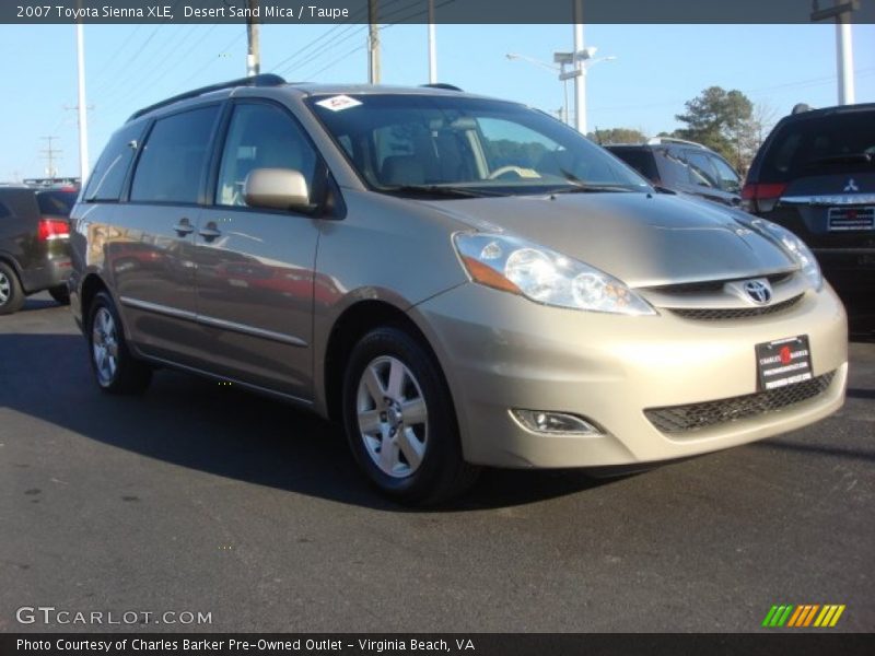 Desert Sand Mica / Taupe 2007 Toyota Sienna XLE