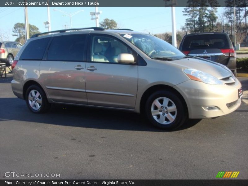 Desert Sand Mica / Taupe 2007 Toyota Sienna XLE