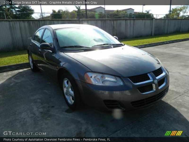 Graphite Metallic / Dark Slate Gray 2004 Dodge Stratus SXT Sedan