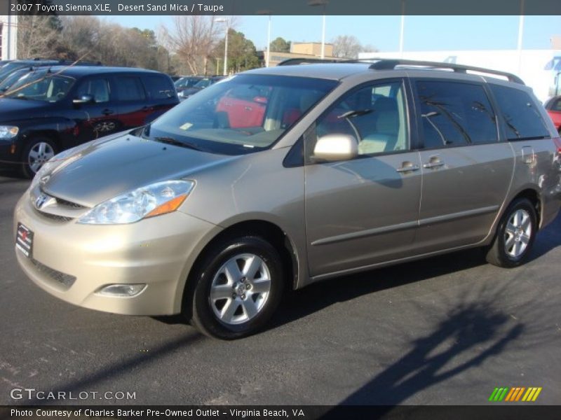 Desert Sand Mica / Taupe 2007 Toyota Sienna XLE