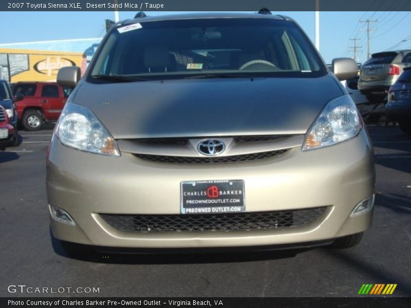 Desert Sand Mica / Taupe 2007 Toyota Sienna XLE