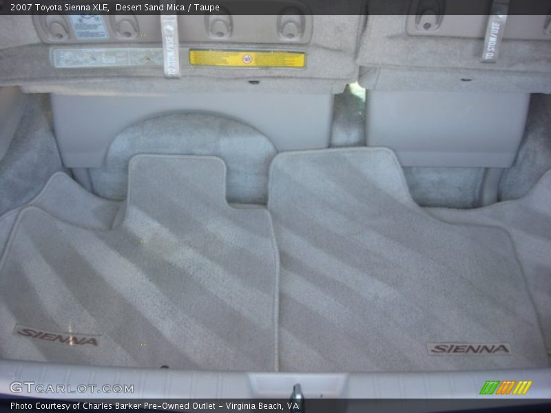 Desert Sand Mica / Taupe 2007 Toyota Sienna XLE