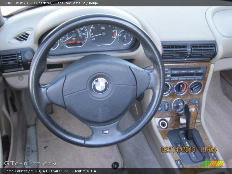 Siena Red Metallic / Beige 2000 BMW Z3 2.3 Roadster