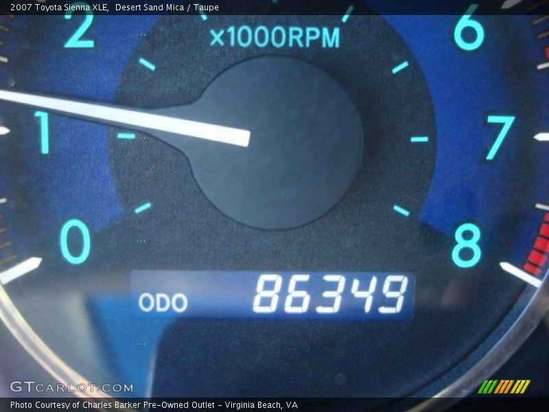 Desert Sand Mica / Taupe 2007 Toyota Sienna XLE