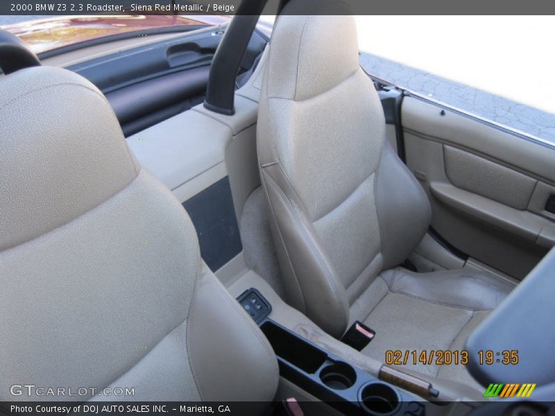 Siena Red Metallic / Beige 2000 BMW Z3 2.3 Roadster
