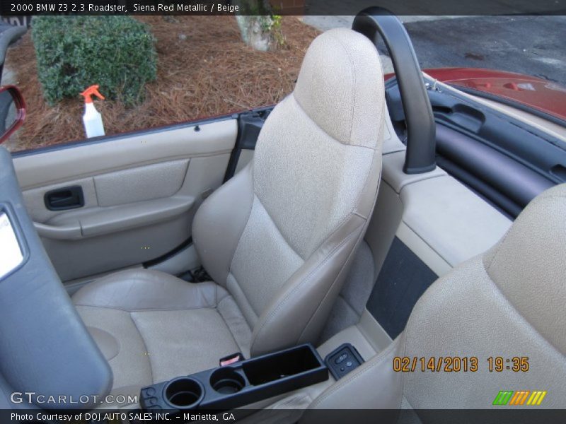 Siena Red Metallic / Beige 2000 BMW Z3 2.3 Roadster