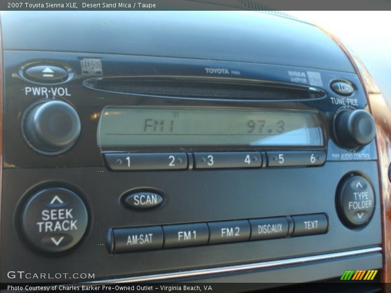Desert Sand Mica / Taupe 2007 Toyota Sienna XLE