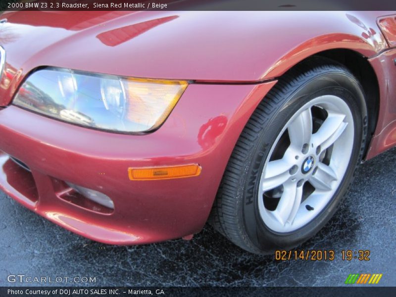 Siena Red Metallic / Beige 2000 BMW Z3 2.3 Roadster