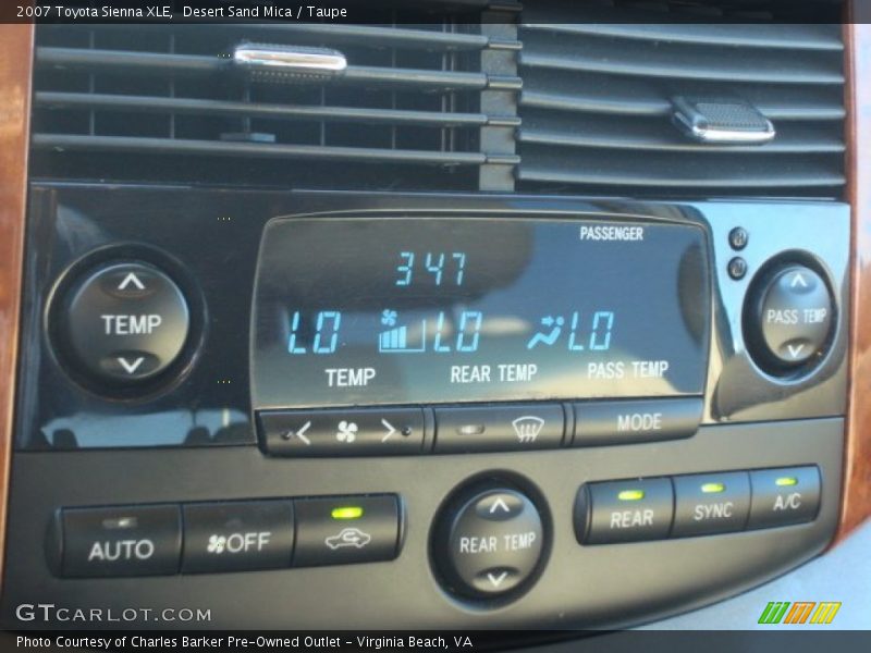 Desert Sand Mica / Taupe 2007 Toyota Sienna XLE
